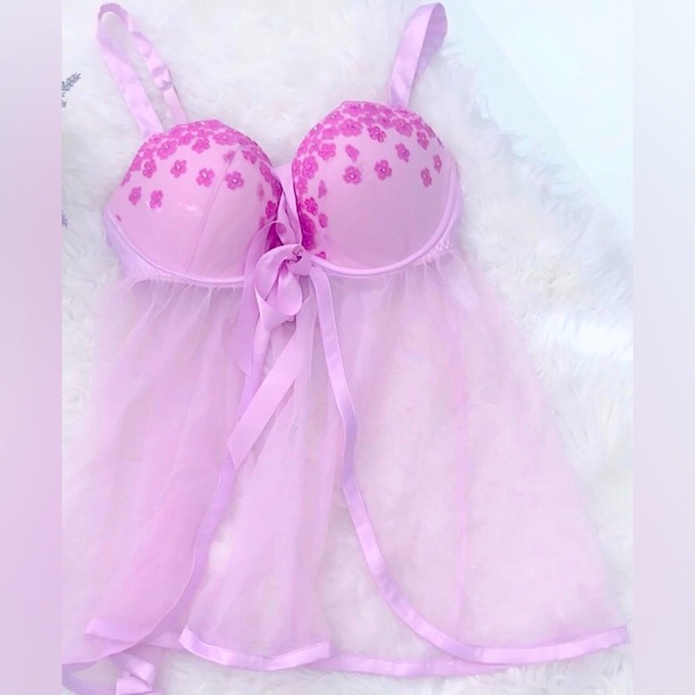 Victoria’s Secret Floral Baby Doll Slip